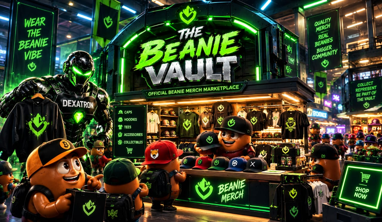 The Beanie Vault merch marketplace